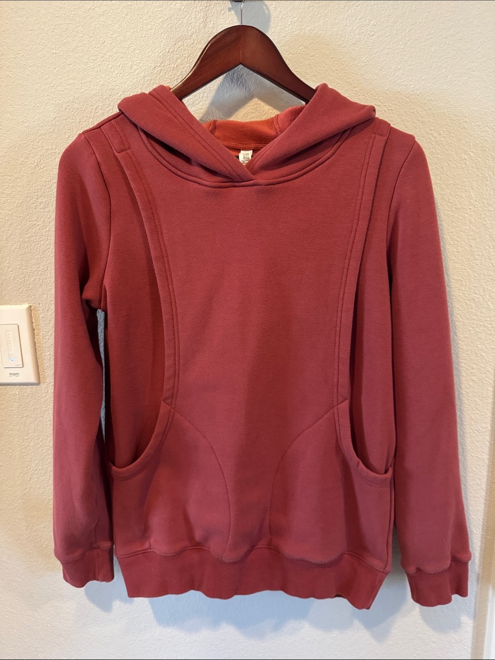 Latched Mama Cozy Hoodie in Dusty Rose